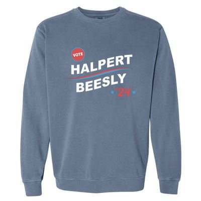 Nbcstore The Office Vote Halpert Beesly 24 Garment-Dyed Sweatshirt