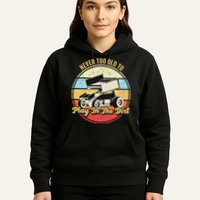 Never Too Old To Play In The Dirt Funny Sprint Car Racing Cute Gift Hoodie