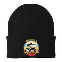 Never Too Old To Play In The Dirt Funny Sprint Car Racing Cute Gift Beanie