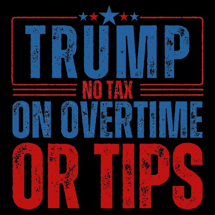 No Tax On Overtime Or Tips 16oz Travel Tumbler