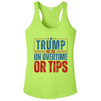 No Tax On Overtime Or Tips Ladies PosiCharge Competitor Racerback Tank