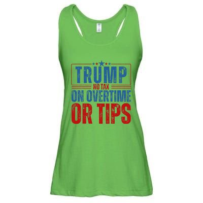 No Tax On Overtime Or Tips Ladies Essential Flowy Tank