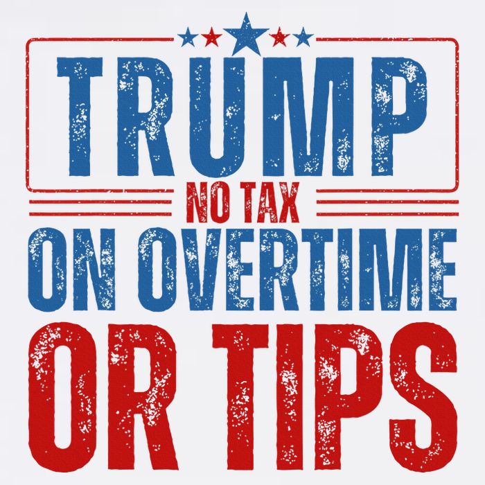No Tax On Overtime Or Tips Performance Shirt
