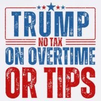 No Tax On Overtime Or Tips Sustainable Bucket Hat