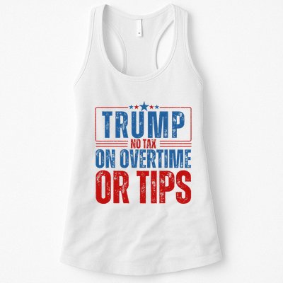 No Tax On Overtime Or Tips Womens Tank Top
