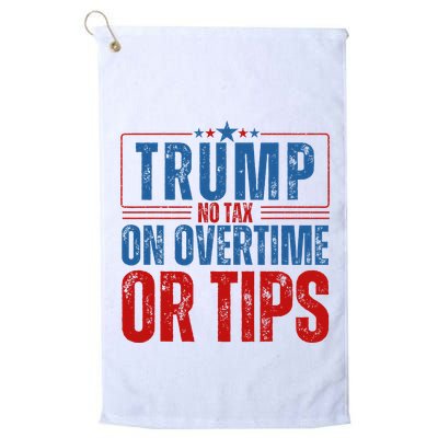 No Tax On Overtime Or Tips Golf Towel