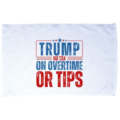No Tax On Overtime Or Tips Microfiber Hand Towel