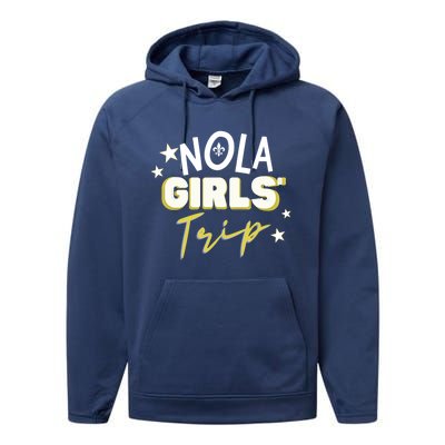 Nola Trip/new Orleans Vacation Gift Performance Fleece Hoodie