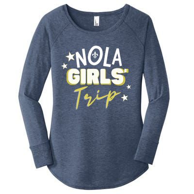 Nola Trip/new Orleans Vacation Gift Women's Perfect Tri Tunic Long Sleeve Shirt