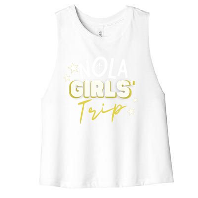 Nola Trip/new Orleans Vacation Gift Women's Racerback Cropped Tank