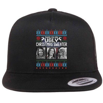 Now Thats One Ugly Christmas Sweater Joe Biden Harris Jill Flatbill Hat