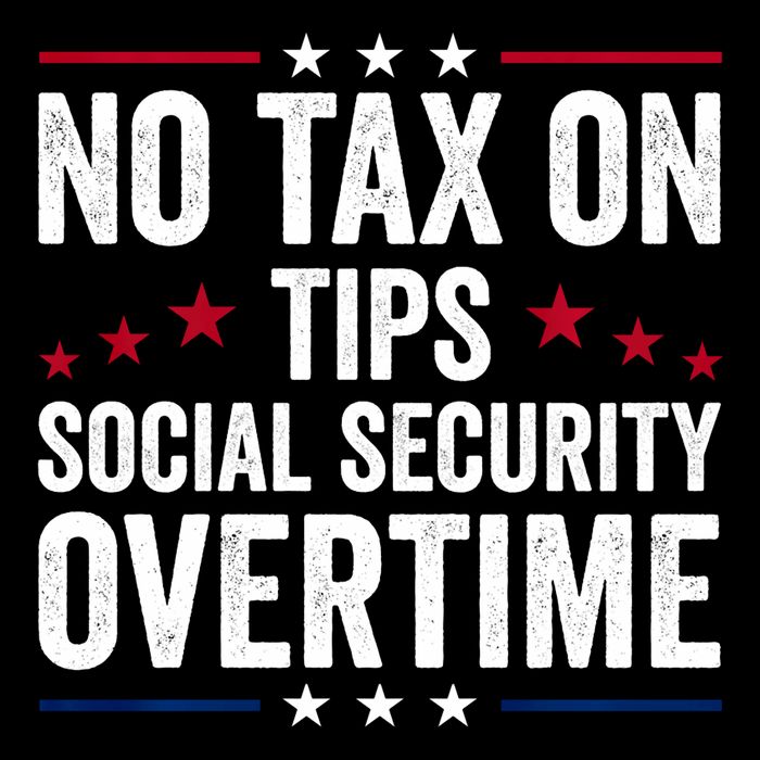 No Tax On Tips Social Security Overtime Trump 2024 16 in Basic Backpack