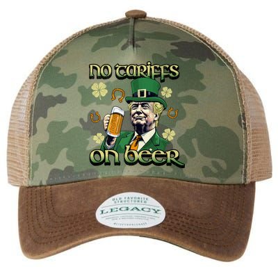No Tariffs On Beer Funny St Patricks Day Trump Legacy Tie Dye Trucker Hat