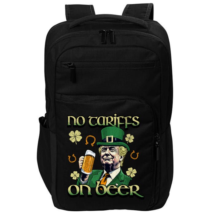 No Tariffs On Beer Funny St Patricks Day Trump Impact Tech Backpack