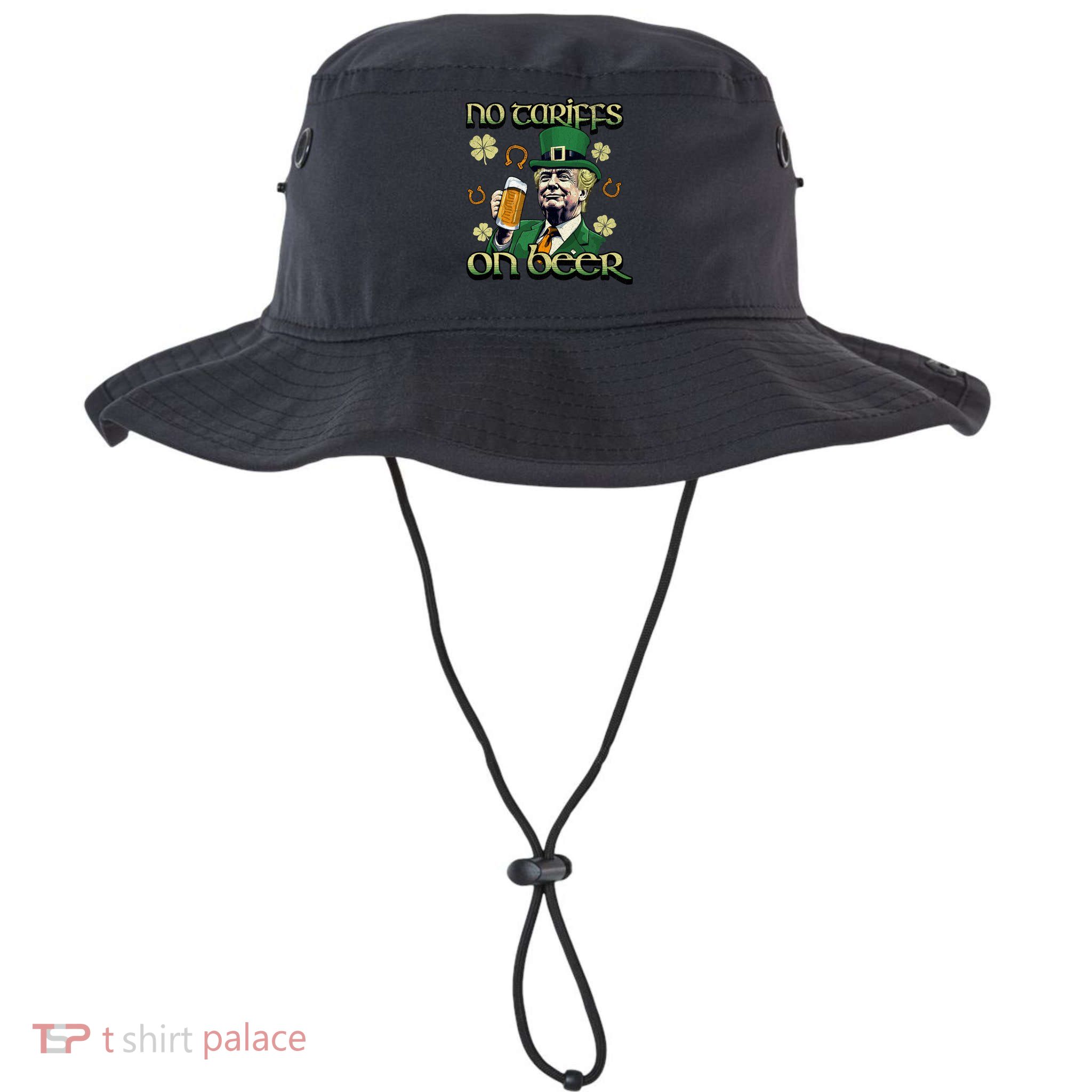 No Tariffs On Beer Funny St Patricks Day Trump Bucket Hat