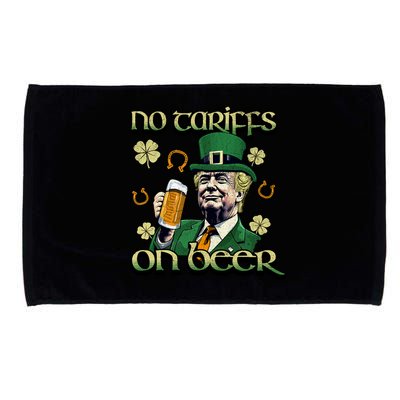 No Tariffs On Beer Funny St Patricks Day Trump Microfiber Hand Towel