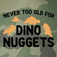 Never Too Old For Dino Nuggets Funny Dinosaur Nuggets Legacy Tie Dye Trucker Hat