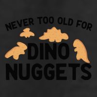 Never Too Old For Dino Nuggets Funny Dinosaur Nuggets Microfiber Hand Towel