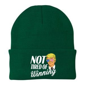 Not Tired Of Winning Trump 45 47 America 2024 Knit Cap Winter Beanie