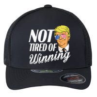 Not Tired Of Winning Trump 45 47 America 2024 Flexfit Unipanel Trucker Cap