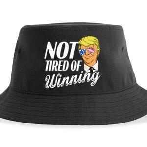 Not Tired Of Winning Trump 45 47 America 2024 Sustainable Bucket Hat