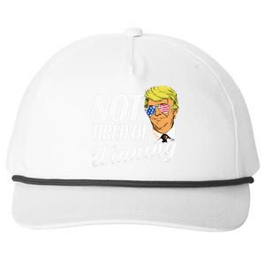 Not Tired Of Winning Trump 45 47 America 2024 Snapback Five-Panel Rope Hat