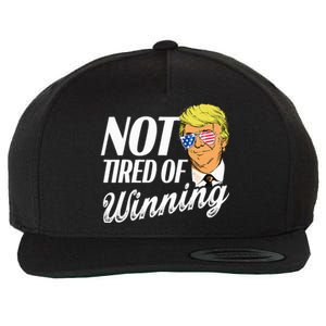 Not Tired Of Winning Trump 45 47 America 2024 Wool Snapback Cap