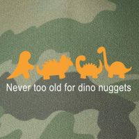 Never Too Old For Dino Nuggets Legacy Tie Dye Trucker Hat