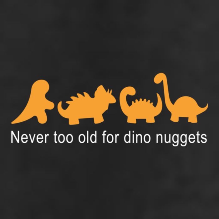 Never Too Old For Dino Nuggets 15oz Campfire Ceramic Mug