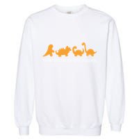 Never Too Old For Dino Nuggets Garment-Dyed Sweatshirt