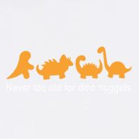 Never Too Old For Dino Nuggets Garment-Dyed Sweatshirt