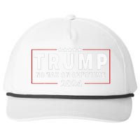 No Tax On Over Time Trump 2024 Voting For 47th President Snapback Five-Panel Rope Hat