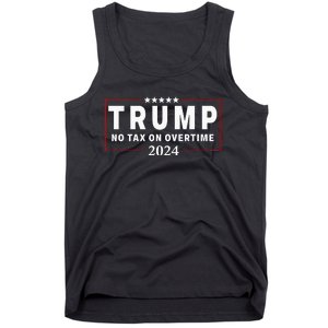 No Tax On Over Time Trump 2024 Voting For 47th President Tank Top