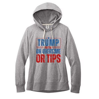 No Tax On Overtime Or Tips Women's Fleece Hoodie