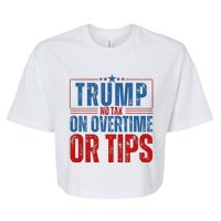 No Tax On Overtime Or Tips Bella+Canvas Jersey Crop Tee