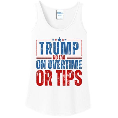 No Tax On Overtime Or Tips Ladies Essential Tank