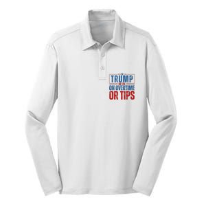 No Tax On Overtime Or Tips Silk Touch Performance Long Sleeve Polo