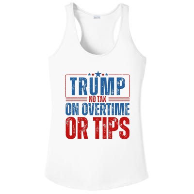 No Tax On Overtime Or Tips Ladies PosiCharge Competitor Racerback Tank