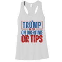 No Tax On Overtime Or Tips Women's Racerback Tank