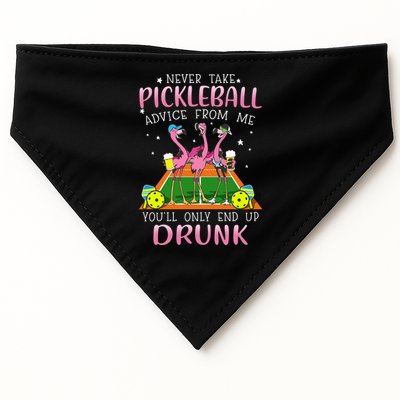 NEVER TAKE PICKLEBALL ADVICE FROM ME LQT USA-Made Doggie Bandana