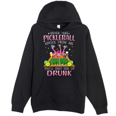 NEVER TAKE PICKLEBALL ADVICE FROM ME LQT Premium Pullover Hoodie
