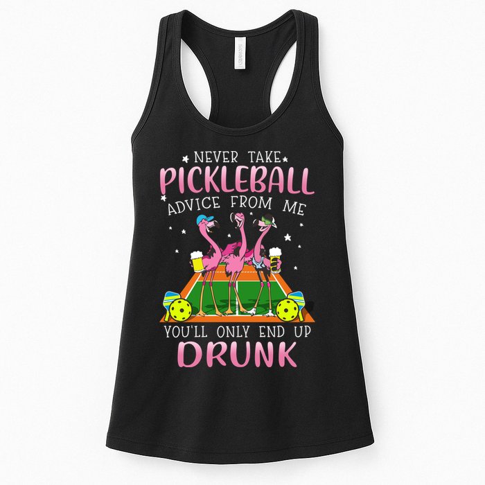 NEVER TAKE PICKLEBALL ADVICE FROM ME LQT Womens Tank Top