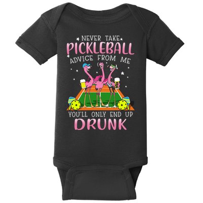 NEVER TAKE PICKLEBALL ADVICE FROM ME LQT Baby Bodysuit