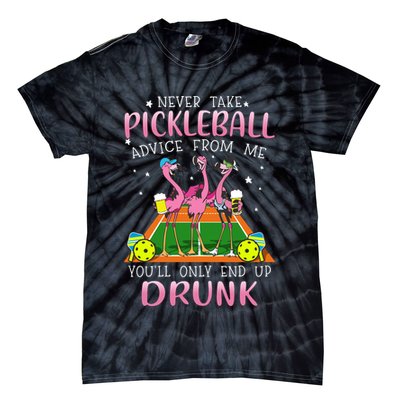 NEVER TAKE PICKLEBALL ADVICE FROM ME LQT Tie-Dye T-Shirt