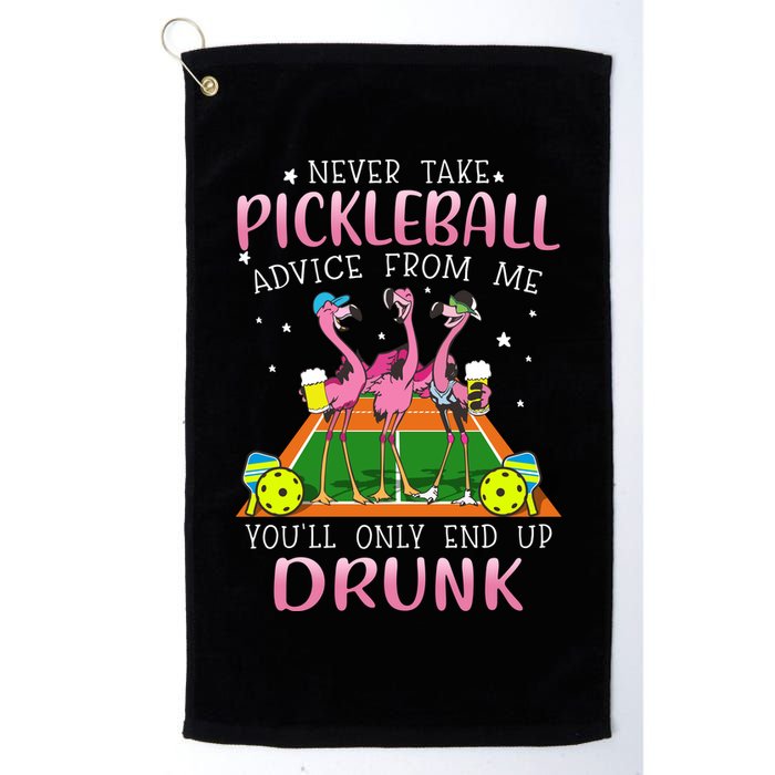 NEVER TAKE PICKLEBALL ADVICE FROM ME LQT Golf Towel