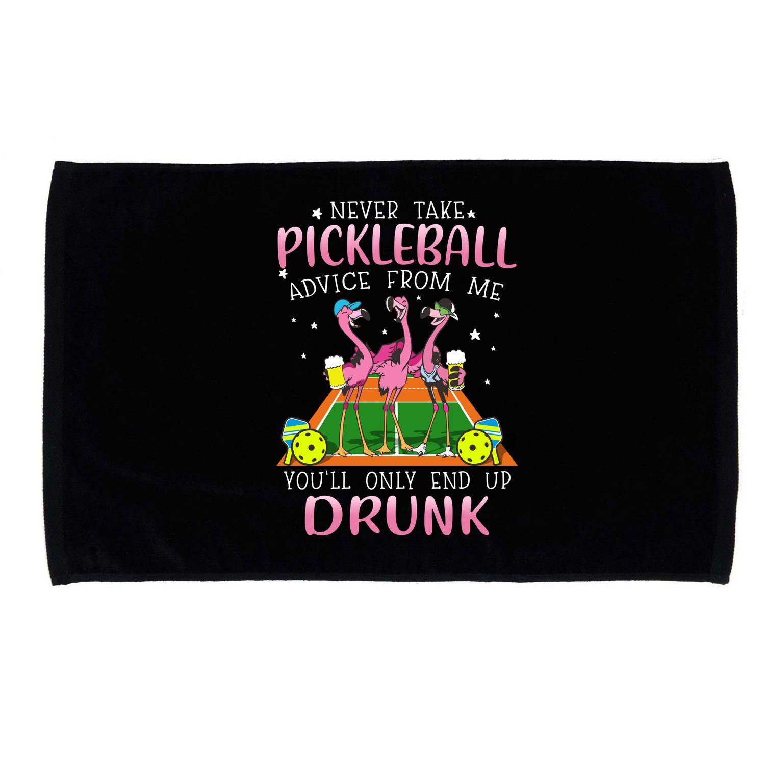 NEVER TAKE PICKLEBALL ADVICE FROM ME LQT Microfiber Hand Towel