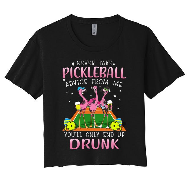 NEVER TAKE PICKLEBALL ADVICE FROM ME LQT Crop Top
