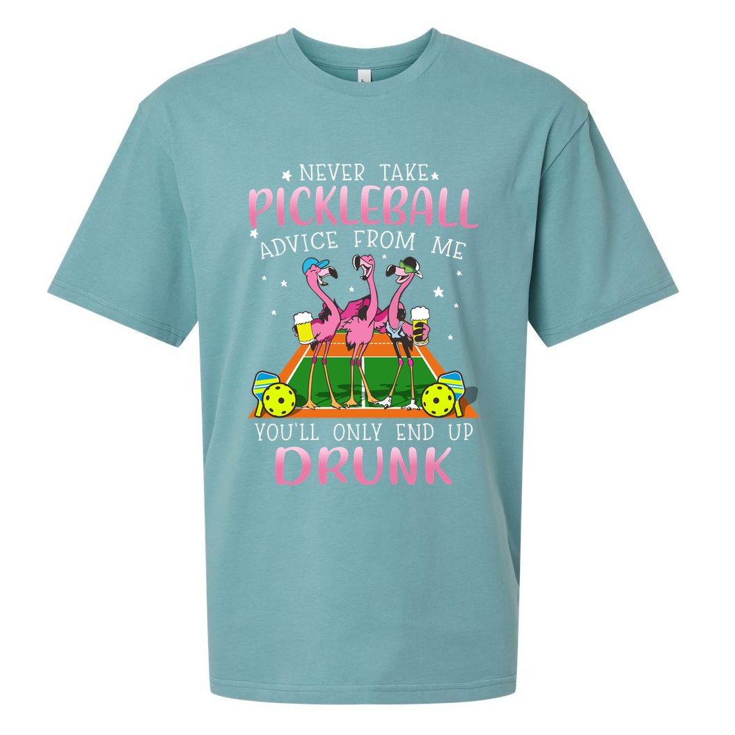 NEVER TAKE PICKLEBALL ADVICE FROM ME LQT Sueded Cloud Jersey T-Shirt