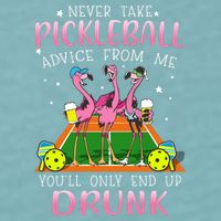 NEVER TAKE PICKLEBALL ADVICE FROM ME LQT Sueded Cloud Jersey T-Shirt