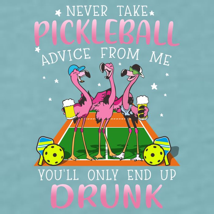 NEVER TAKE PICKLEBALL ADVICE FROM ME LQT Sueded Cloud Jersey T-Shirt